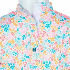 T-shirt Anti UV Bébé Manches Courtes Imprimé Fleurs -Surf Fournitures Boutique t shirt anti uv bebe manches courtes imprime fleurs 5