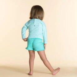 T-shirt Anti UV Bébé Manches Longues Imprimé Fleurs -Surf Fournitures Boutique t shirt anti uv bebe manches longues imprime fleurs 2