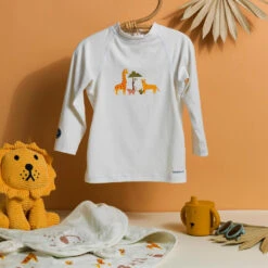 T-shirt Anti UV Bébé Manches Longues Imprimé Savane -Surf Fournitures Boutique t shirt anti uv bebe manches longues imprime savane 4