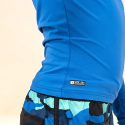 Tee Shirt Anti Uv Enfant Manches Longues Bleu -Surf Fournitures Boutique tee shirt anti uv enfant manches longues bleu 3