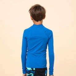 Tee Shirt Anti Uv Enfant Manches Longues Bleu -Surf Fournitures Boutique tee shirt anti uv enfant manches longues bleu 4
