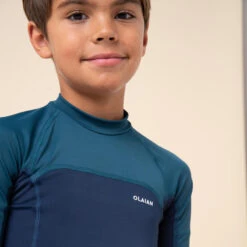 Top Solaire Garçon Manche Courte Bleu Marine Et Pétrole -Surf Fournitures Boutique top solaire garcon manche courte bleu marine et petrole 2