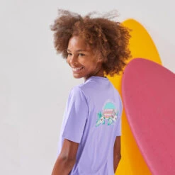Water Tee Shirt Junior Manche Courte Ibiscus Violet -Surf Fournitures Boutique water tee shirt junior manche courte ibiscus violet 5