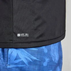 WATER TEE SHIRT Top Anti UV Surf Manches Courtes Homme Noir 6 WATER TEE SHIRT Top Anti UV Surf Manches Courtes Homme Noir -Surf Fournitures Boutique water tee shirt top anti uv surf manches courtes homme noir 2